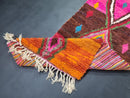 Custom Colorful Moroccan Wool Runner Rug – Beni Ourain Teppich – Long Carpet for Hallways – Natural Wool Moroccan Runner Rug