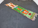 Custom Moroccan Berber Runner Rug - Handmade Wool Narrow Runner Carpet - Perfect Kitchen, Hallway, or Entryway Rug by 100kends