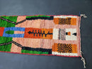 Custom Moroccan Berber Runner Rug - Handmade Wool Narrow Runner Carpet - Perfect Kitchen, Hallway, or Entryway Rug by 100kends