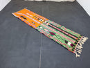 Custom Orange & green Moroccan Shag Runner Rug - Handmade Plush Wool Rug, Traditional Beni Ourain Rug, Funky Natural Wool Runner by 100kends