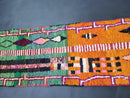 Custom Orange & green Moroccan Shag Runner Rug - Handmade Plush Wool Rug, Traditional Beni Ourain Rug, Funky Natural Wool Runner by 100kends