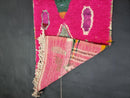 Custom Moroccan Runner Rug - Handmade Wool Berber Pink Boho Rug, Abstract Boujad Rug, Sheep Wool Beni Ourain Runner by 100kends