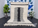 Custom Moroccan Rug - Handmade Beni Ourain Wool Rug | Grid Berber Rug | Custom Size Rug 3x5 to 15x15 | Hand-Knotted Moroccan Carpet