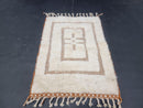 Custom Moroccan Rug - 9x12 Moroccan Rug Wool - Shaggy White Boujaad Carpet - Soft Moroccan Rug for Living Room - Morocacn rug By 100kends
