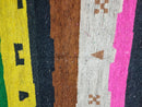 Handmade Colorful Moroccan Rug - Authentic Wool Berber Rug - Azilal Carpet - Black Berber Rug - Custom Traditional Moroccan Carpet