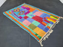 Custom Moroccan Rug - Hand-Knotted Beni Ourain Rug, Fluffy Wool Berber Carpet, Authentic Handmade Moroccan Rug, Custom Size Rug by 100kends