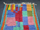 Custom Moroccan Rug - Hand-Knotted Beni Ourain Rug, Fluffy Wool Berber Carpet, Authentic Handmade Moroccan Rug, Custom Size Rug by 100kends