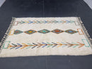 Handmade Custom Moroccan Rug - Wool Beni Ourain Rug, Bohemian Berber Carpet, Large Area Rug, Authentic Abstract Moroccan Rugs by 100kends
