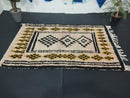 Custom Handmade Moroccan Beni Ourain Rug - Tufted Berber Area Rug for Living Room or Bedroom - 8x10 Rug - Wool Moroccan Rug by 100kends