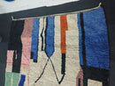 Custom Moroccan Rug - Handwoven Modern Art Beni Ourain Wool Rug | Bohemian Berber Rug | 3x5 ft to 15x15 ft, Custom Sizes Available
