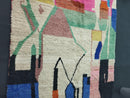 Custom Moroccan Rug - Handwoven Modern Art Beni Ourain Wool Rug | Bohemian Berber Rug | 3x5 ft to 15x15 ft, Custom Sizes Available