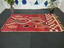 Moroccan Custom Beni Ourain Wool Rug - Handmade Berber Carpet - Fluffy Tribal Area Rug for Living Room - Custom Sizes Available by 100kends