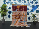 Custom Moroccan Wool Rug | Handmade Boujaad Rug | Vibrant Berber Carpet | Bohemian Tufted Rug 8x10 | Moroccan Rug 9x12 | Custom size rug