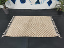 Custom Moroccan Wool Rug - Handmade Bohemian Berber Rug - Beni Ourain Style - Area Rug for Living Room, Bedroom, Kitchen & More by 100kends