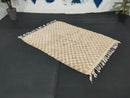 Custom Moroccan Wool Rug - Handmade Bohemian Berber Rug - Beni Ourain Style - Area Rug for Living Room, Bedroom, Kitchen & More by 100kends