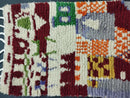 Custom Morocan Runner Rug - Handmade Berber Wool Carpet, Narrow Washable Rug for Hallway, Kitchen, or Living Room - Custom Sizes by 100kends