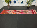 Custom Moroccan Runner Rug – Red Azilal Hallway Runner, Wool Narrow Berber Runner, Extra Long Rug for Hallways or Entryways by 100kends