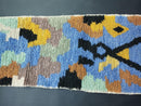 Vibrant Moroccan Runner Rug - Handwoven Shaggy Wool Berber Carpet | Custom Narrow Runner for Hallway, Nursery, or Home Décor by 100kends