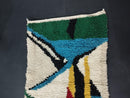 Custom Moroccan Rug - Handmade Wool Berber Carpet - Abstract Gray & White Azilal Rug - Large Area Moroccan Carpet - Custom Made Berber Rug