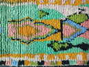 Custom Moroccan Wool Runner Rug - Green Runner Rug for Hallway, Entryway, Stairs - Large Runners - Custom Door Rug Green - Narrow Rug