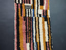 Handmade Moroccan Runner Rug - Bohemian Hallway Rug - Boujaad Entryway Runner - Colorful Wool Rug - Long Rug Runner - Custom Sizes