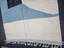 Custom Moroccan Rug - Blue and White Wool Rug, Handmade Moroccan Rug for Living Room, 9x12 Rug, 8x10 Rug, White and blue Rug by 100kends