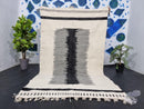 Custom Moroccan Rug - Handmade Beni Ourain Wool Rug | Grid Berber Rug | Custom Size Rug 3x5 to 15x15 | Hand-Knotted Moroccan Carpet