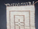 Custom Moroccan Rug - 9x12 Moroccan Rug Wool - Shaggy White Boujaad Carpet - Soft Moroccan Rug for Living Room - Morocacn rug By 100kends