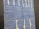 Custom Moroccan Rug - Blue & White Beni Ourain Berber Rug | Handwoven Wool Bohemian Rug | Soft Moroccan Wool Area Rug by 100kends