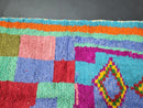 Custom Moroccan Rug - Hand-Knotted Beni Ourain Rug, Fluffy Wool Berber Carpet, Authentic Handmade Moroccan Rug, Custom Size Rug by 100kends