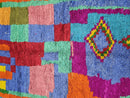 Custom Moroccan Rug - Hand-Knotted Beni Ourain Rug, Fluffy Wool Berber Carpet, Authentic Handmade Moroccan Rug, Custom Size Rug by 100kends