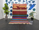 Handmade Moroccan Berber Rug - Custom Wool Colorful Area Rug - Moroccan Shag Rug - Moroccan Art Rug 8x10, 9x12 - Hallway Rug by 100kends