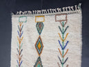Handmade Custom Moroccan Rug - Wool Beni Ourain Rug, Bohemian Berber Carpet, Large Area Rug, Authentic Abstract Moroccan Rugs by 100kends