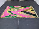 Custom Moroccan Wool Rug - Handmade Berber Carpet, Pink Boho Rug, Authentic Moroccan Area Rug, Custom Size Beni Ourain Rug by 100kends