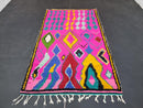 Custom Moroccan Rug - Handmade Wool Berber Rug, Beni Ourain Rug, Bohemian Moroccan Area Rug, Custom Sizes - 8x10, 6x9, 10x14 - 100kends rugs
