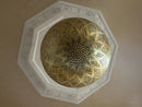 Handmade Moroccan Brass Lamp – Round Pendant Light Globe | Boho Style Lighting, Shadow Pattern Lamp, Arabic Perforated Ceiling Light