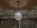 Handmade Moroccan Brass Pendant Light - Ceiling Lamp, Moroccan Chandelier for Bedroom Lighting - Unique Morocco Lampshade Light Fixture