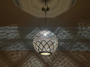 Handmade Moroccan Brass Pendant Light - Lantern Ceiling Light, Rustic Lighting, Moroccan Chandelier, Brass Lampshade, Moroccan Lamp Lighting