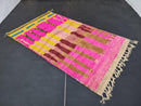 Custom Pink Moroccan Rug - Handmade Wool Carpet - Authentic Blush Rug - Moroccan Tapis Rug - Pink Carpet 5x9 - Wool Orange Rug - Custom rug