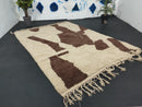 Custom Handmade Moroccan Berber Rug - Beni Ourain Shag Rug - Bohemian Area Rug for Boho Decor - Wool Rug 9x12 or Custom Size by 100kends