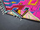 Custom Pink Moroccan Rug - Handmade Beni Ourain Rug - Sheep Wool Carpet - Bohemian Large Area Rug - Tribal Morocco Carpet 8x10 by 100kends