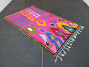 Custom Pink Moroccan Rug - Handmade Beni Ourain Rug - Sheep Wool Carpet - Bohemian Large Area Rug - Tribal Morocco Carpet 8x10 by 100kends