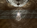 Silver Moroccan Pendant Lamp – Brass Teardrop Light Fixture – Moroccan Lighting for New Home Decor or Restaurant Ambiance by 100kends