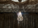 Silver Moroccan Pendant Lamp – Brass Teardrop Light Fixture – Moroccan Lighting for New Home Decor or Restaurant Ambiance by 100kends