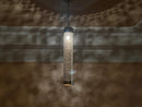 Handcrafted Moroccan Brass Pendant Light – Long Cylinder Perforated Design – Moroccan Lamp Shade – Artisan Ambient Lighting by 100kends