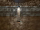 Handcrafted Moroccan Brass Pendant Light – Long Cylinder Perforated Design – Moroccan Lamp Shade – Artisan Ambient Lighting by 100kends