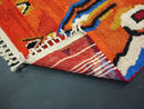 Vibrant Handmade Custom Moroccan Rug – Berber Carpet | Colorful Wool Area Rug | Authentic Tapis Marocain | Custom Sizes up to 15x15 ft