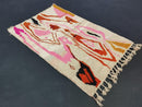 Custom Moroccan Wool Rug – Abstract Boujaad Design, Handmade Beni Ourain Style, Boho Area Carpet, Made to Order Moroccan Rug 8x10 & More