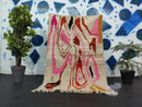 Custom Moroccan Wool Rug – Abstract Boujaad Design, Handmade Beni Ourain Style, Boho Area Carpet, Made to Order Moroccan Rug 8x10 & More