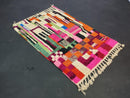 Custom Moroccan Rug – Handmade Wool Berber Rug with Bohemian Patterns – Modern Beni Ourain Style Carpet – Natural Wool Area Rug by 100kends